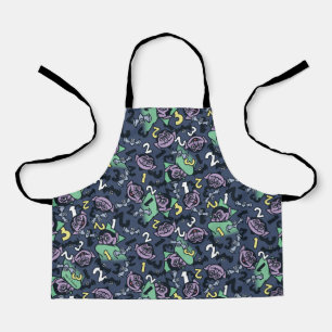 Sesame Sesame Count von Count Doodle Pattern Apron