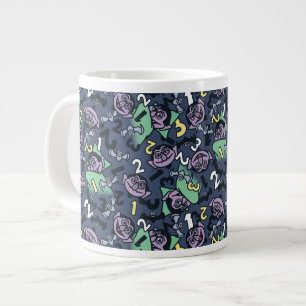 Sesame Sesame Count von Count Doodle Pattern Giant Coffee Mug