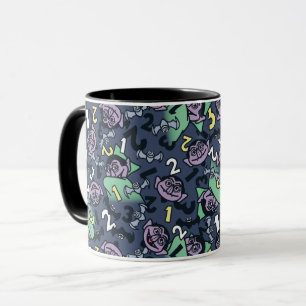 Sesame Sesame Count von Count Doodle Pattern Mug