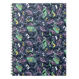 Sesame Sesame Count von Count Doodle Pattern Notebook