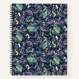 Sesame Sesame Count von Count Doodle Pattern Notebook