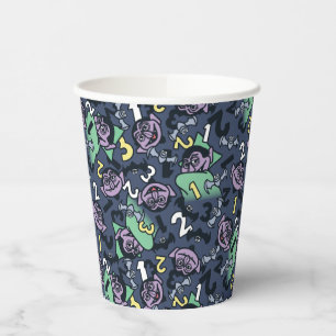 Sesame Sesame Count von Count Doodle Pattern Paper Cups