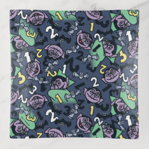 Sesame Sesame Count von Count Doodle Pattern Trinket Tray