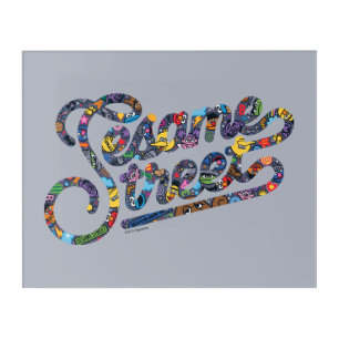 Sesame Sesame   Doodle Logo Acrylic Print