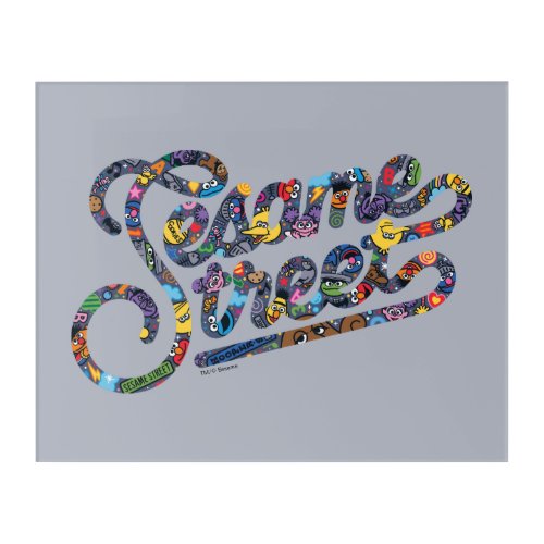 Sesame Sesame  Doodle Logo Acrylic Print
