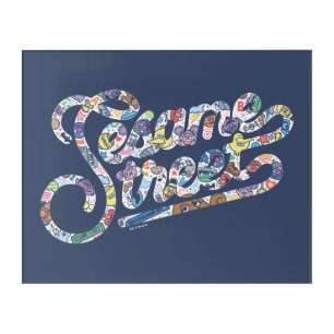 Sesame Sesame   Doodle Logo Acrylic Print