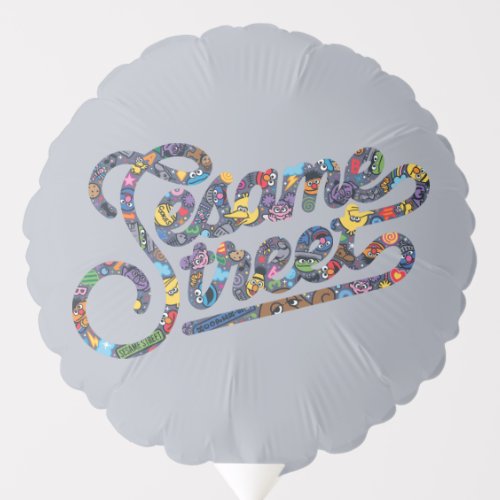 Sesame Sesame  Doodle Logo Balloon