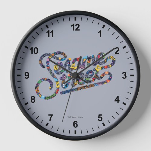 Sesame Sesame  Doodle Logo Clock