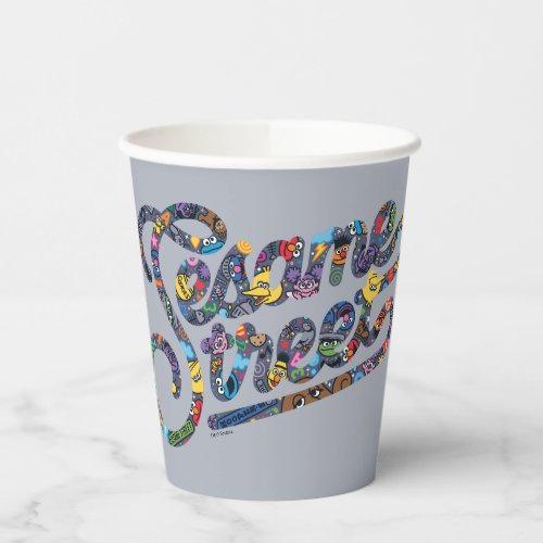 Sesame Sesame  Doodle Logo Paper Cups