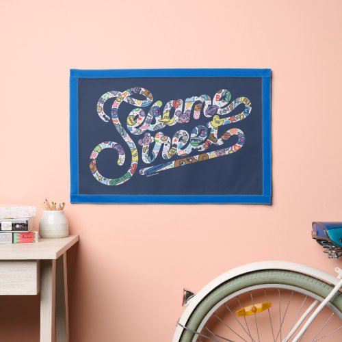 Sesame Sesame  Doodle Logo Pennant