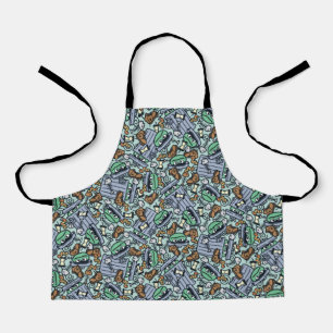Sesame Sesame Oscar the Grouch Pattern Apron