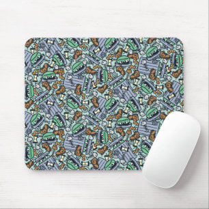Sesame Sesame Oscar the Grouch Pattern Mouse Pad