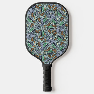 Sesame Sesame Oscar the Grouch Pattern Pickleball Paddle