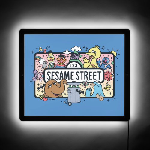 Sesame Sesame  Sesame Pals Doodle Sign