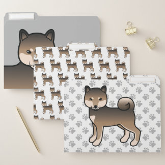 Sesame Shiba Inu Cute Cartoon Dog File Folder
