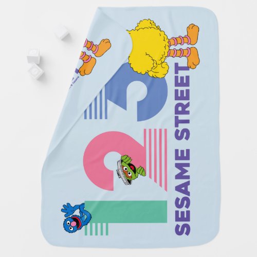 Sesame Street 123 Baby Blanket