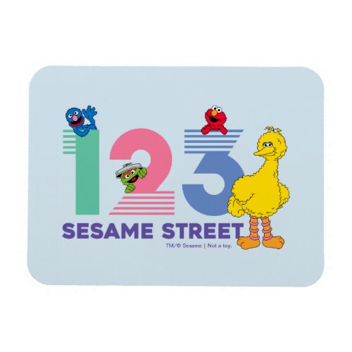Sesame Street 123 Magnet
