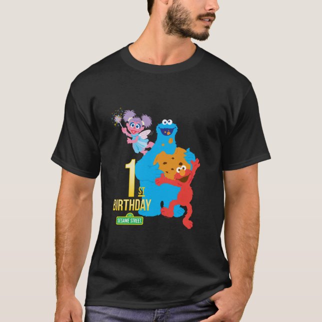 Sesame Street 1st Birthday T-Shirt (Front)