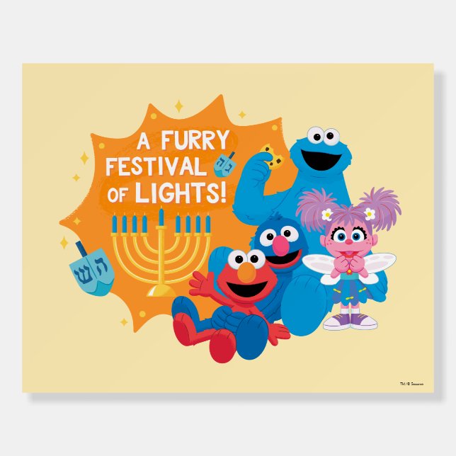 Sesame Street | A Furry Festival of Lights! Foam Board (Front)