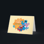Sesame Street | A Furry Festival of Lights! Holiday Card<br><div class="desc">Celebrate Hanukkah with your favorite Sesame Street friends in this delightful “A Furry Festival of Lights!” design! Featuring Cookie Monster, Elmo, Grover, and Abby Cadabby, this festive illustration captures the joy and warmth of the holiday season. Surrounded by a glowing menorah, playful dreidels, and cheerful smiles, this design is perfect...</div>