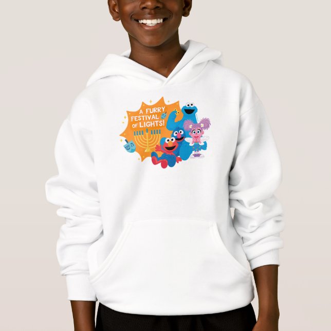 Sesame Street | A Furry Festival of Lights! Hoodie (Front)