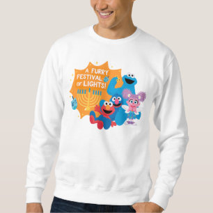 Sesame Street A Furry Festival of Lights! Sweatshirt