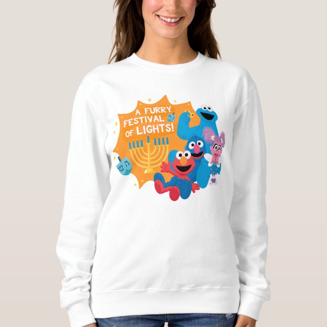 Sesame Street | A Furry Festival of Lights! Sweatshirt (Front)