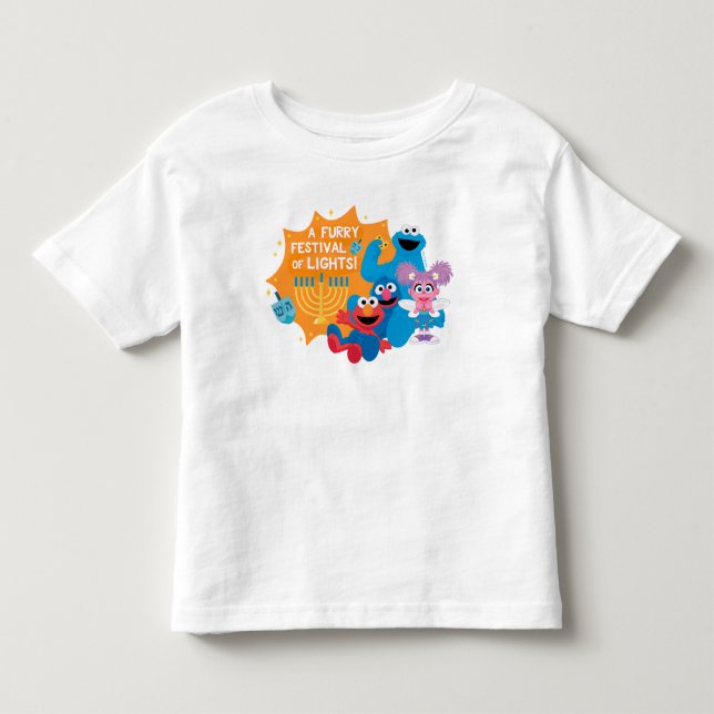 Sesame Street | A Furry Festival of Lights! Toddler T-shirt (Front)