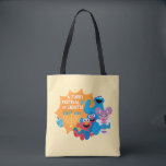 Sesame Street | A Furry Festival of Lights! Tote Bag<br><div class="desc">Celebrate Hanukkah with your favorite Sesame Street friends in this delightful “A Furry Festival of Lights!” design! Featuring Cookie Monster, Elmo, Grover, and Abby Cadabby, this festive illustration captures the joy and warmth of the holiday season. Surrounded by a glowing menorah, playful dreidels, and cheerful smiles, this design is perfect...</div>