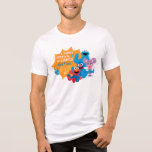 Sesame Street | A Furry Festival of Lights! Tri-Blend Shirt<br><div class="desc">Celebrate Hanukkah with your favorite Sesame Street friends in this delightful “A Furry Festival of Lights!” design! Featuring Cookie Monster, Elmo, Grover, and Abby Cadabby, this festive illustration captures the joy and warmth of the holiday season. Surrounded by a glowing menorah, playful dreidels, and cheerful smiles, this design is perfect...</div>