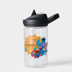 Sesame Street A Furry Festival of Lights! Water Bottle
