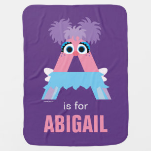 Sesame Street A is for Abby Baby Blanket