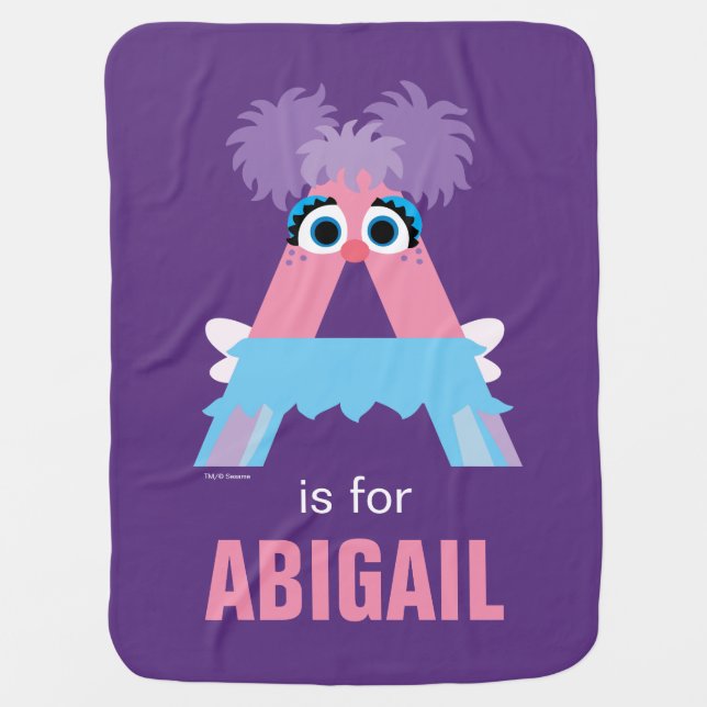 Sesame Street | A is for Abby Baby Blanket (Front)