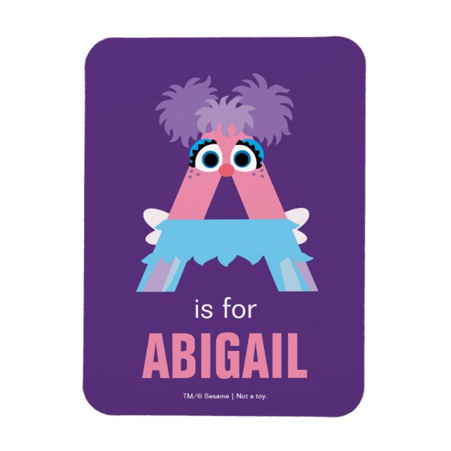 Sesame Street | A is for Abby Magnet (Vertical)