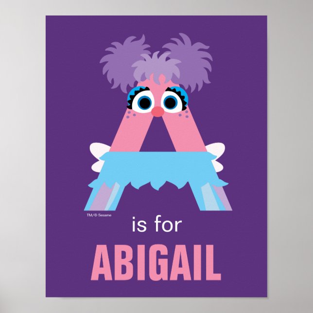 Sesame Street | A is for Abby Poster (Front)