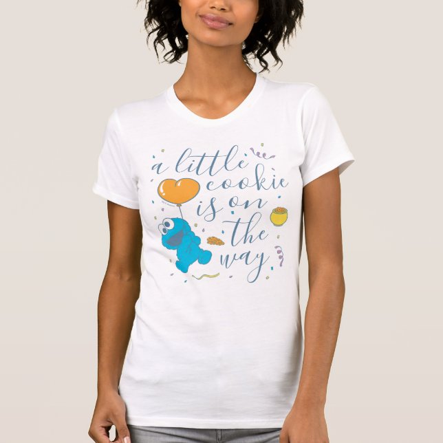 Sesame Street | A Little Cookie is on the Way T-Shirt (Front)