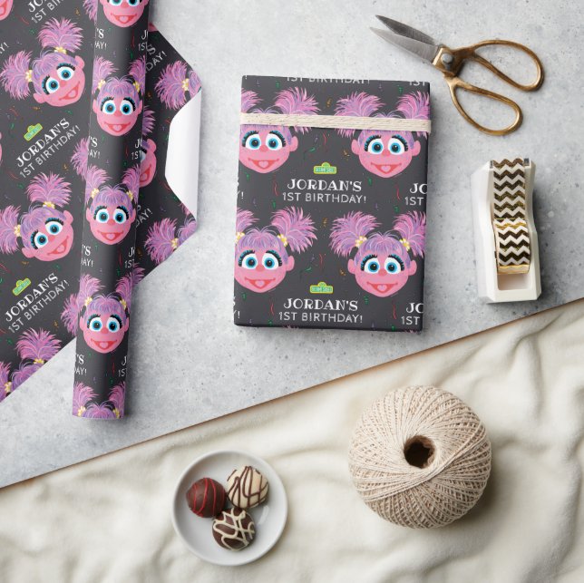 Sesame Street | Abby Cadabby Birthday Chalkboard Wrapping Paper (Crafts)