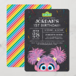 Sesame Street | Abby Cadabby Chalkboard Birthday Invitation