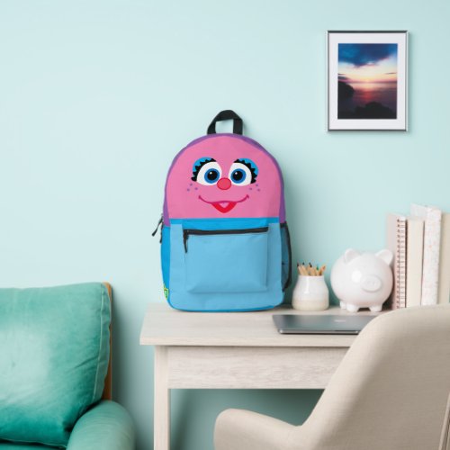 Sesame Street Abby Cadabby Face Printed Backpack