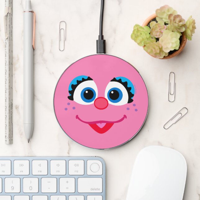 Sesame Street Abby Cadabby Face Wireless Charger (Desk)