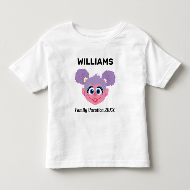 Sesame Street | Abby Cadabby Family Vacation Toddler T-shirt (Front)
