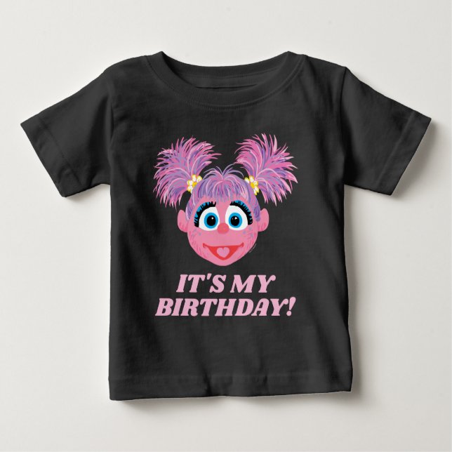 Sesame Street | Abby Cadabby - It's My Birthday Baby T-Shirt (Front)