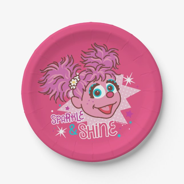 Sesame Street | Abby Cadabby - Sparkle & Shine Paper Plates (Front)