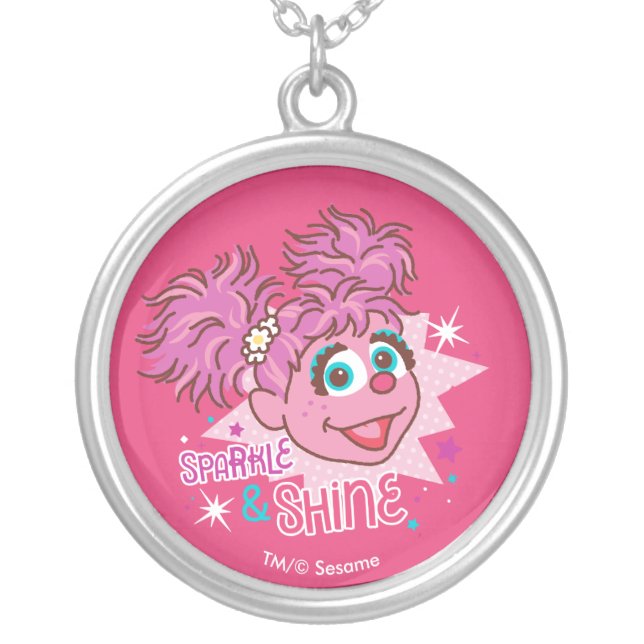 Sesame Street | Abby Cadabby - Sparkle & Shine Silver Plated Necklace (Front)