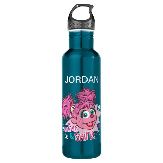 Personalized Sesame Street Abby Cadabby Water Bottle