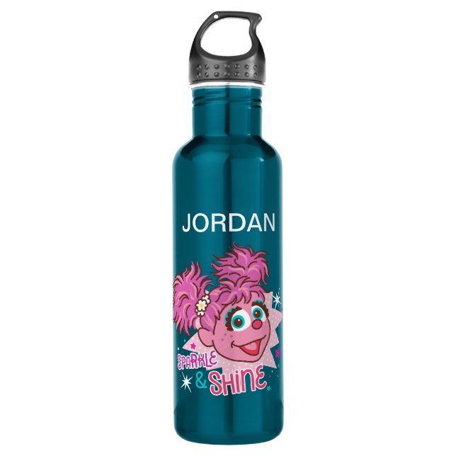 Sesame Street | Abby Cadabby - Sparkle & Shine Stainless Steel Water Bottle (Front)