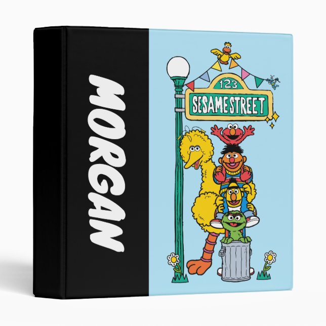 Sesame Street | Add Your Name 3 Ring Binder (Front/Spine)
