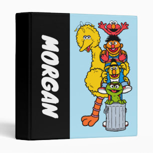 Sesame Street Add Your Name 3 Ring Binder