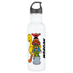 Sesame Street   Add Your Name Stainless Steel Water Bottle
