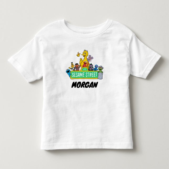 Sesame Street | Add Your Name Toddler T-shirt (Front)